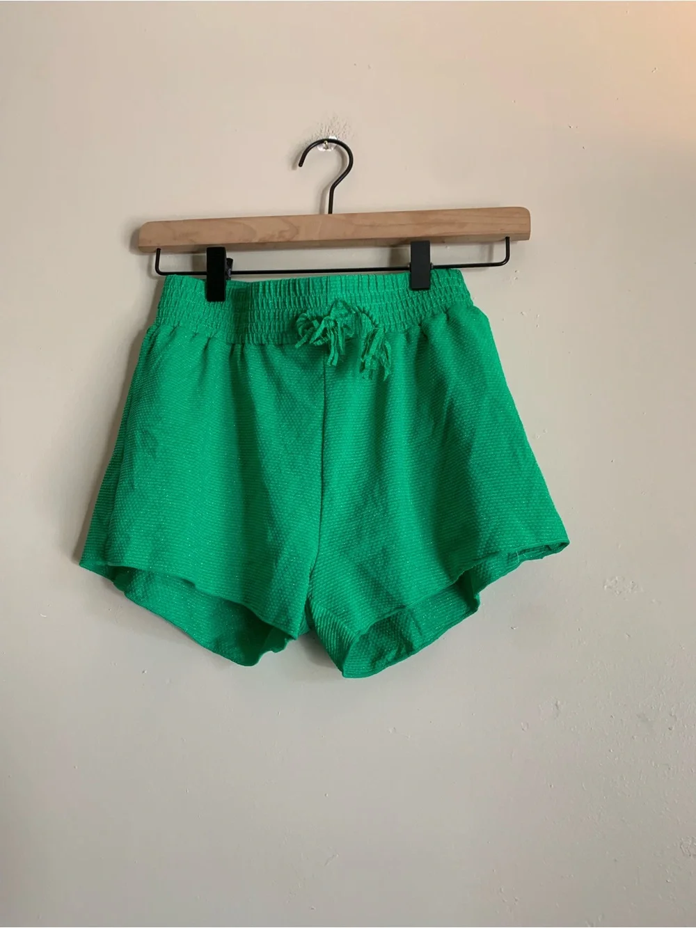 Molo Bright Green Elastic-Waist Athletic Shorts Girls 13/14 Summer Bottoms